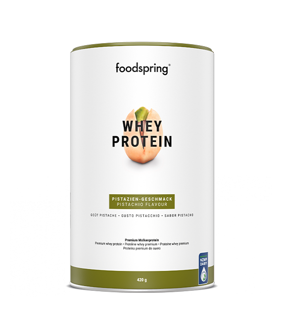 proteine whey pistacchio foodspring