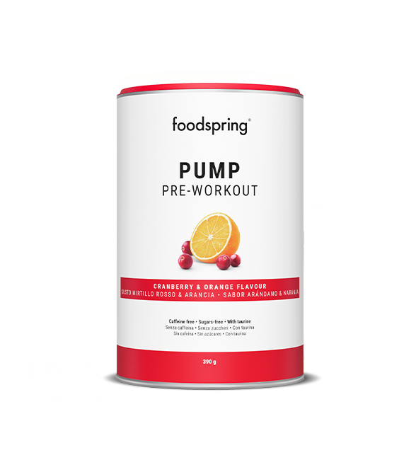 foodspring pump pre workout