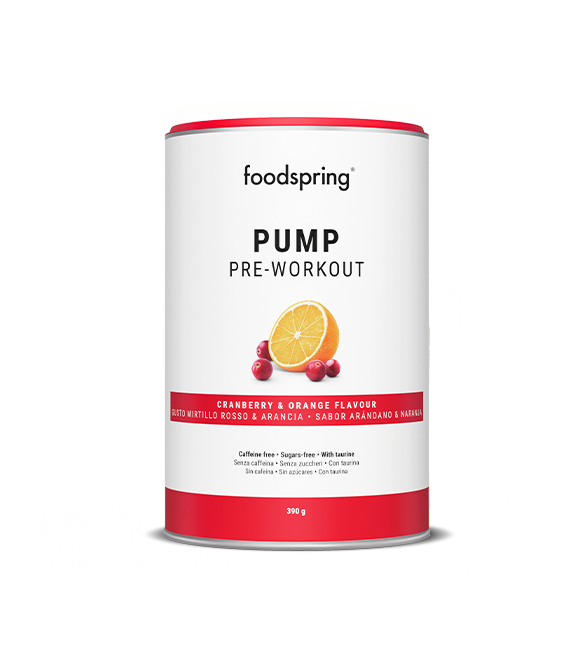 foodspring pump pre workout