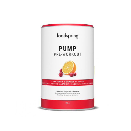 foodspring pump pre workout