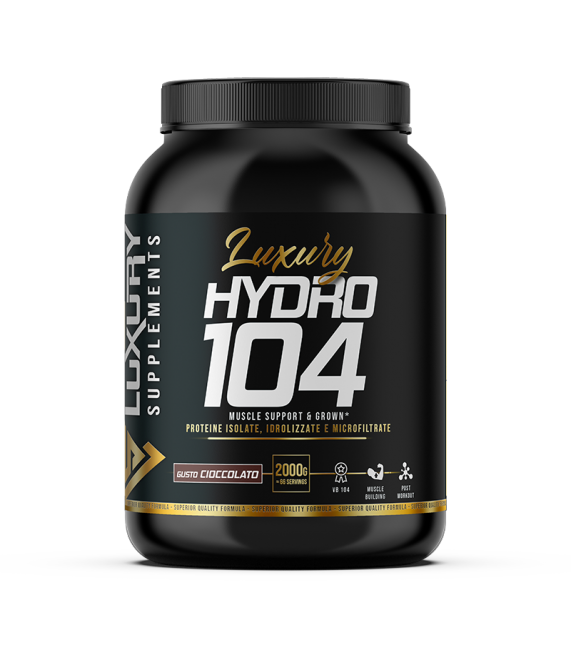 LUXURY SUPPLEMENTS HYDRO 104 GUSTO CIOCCOLATO LUXURY SUPPLEMENTS HYDRO 104 GUSTO CIOCCOLATO