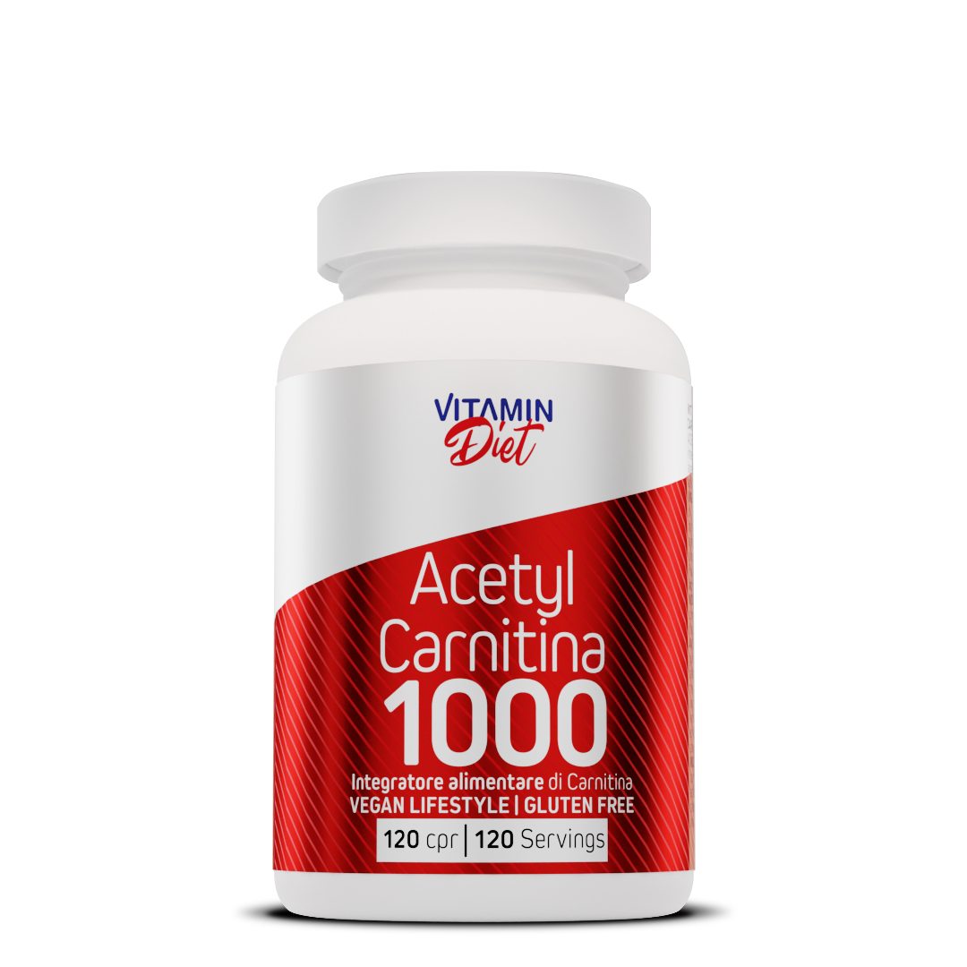 Acetil L-carnitina 1000 - 60 Compresse - Vitality - Foto 2